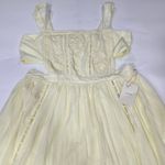 Tularosa  Eleanora Embroidered Dress in Mellow Yellow Large Photo 4