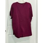 Lane Bryant  Plus Size Burgundy Striped Textured Knit Tunic Top Shirt 26 28 Photo 4