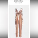 We Wore What NWT  Kaia Jumper in Burnt Henna Striped Size S Photo 10