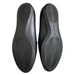 Ecco  Leather Loafers Flats Slip On Shoes Women’s Size 40 Black Snake Embossed Photo 8