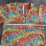 Uncle Frank  Ivy Jane Cover Up Tunic Top Pom-Pom Sleeve Size M Beachy Boho Retro Photo 4