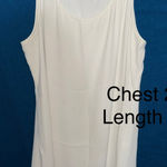Eileen Fisher  White Sleeveless Layering Tank – Size M Photo 0