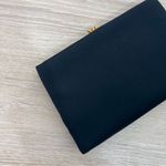 After Five Vintage Black Satin Mirror Evening Bag Photo 1