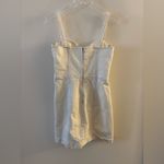 Reformation  Jeans Nikki Bustier Denim Mini Dress Size 8 Photo 4