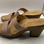 Spring Step Patrizia by  light wood open toe heel sandals light pink  size 9 F4 Photo 1