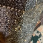 Vintage Winlit Distressed Leather Motorcycle Jacket Brown Size M Photo 4