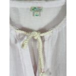 J.Crew Beachwear Large Pink Linen Blend Cover Up Tunic Coastal Beach Pockets Photo 7