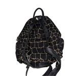 Baggallini Metro Black & Tan Giraffe Print Convertible Backpack Daypack Bag Photo 5