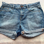 J.Crew Denim Roll Cuff Shorts, Light Denim Wash‎ Size 26 Blue Photo 0
