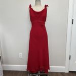 Jonathan Martin Vtg Y2K Sz 10 Dress Maxi Goth Grunge Vampy Mesh Red Empire Fairy Princess Beaded Photo 1