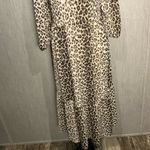 ZARA  Animal Print Long Sleeve Dress Size XS Photo 2