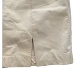 Anne Klein II Women's Cream Back Zip Mini Skirt Size 10 Photo 1