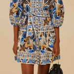 Farm Rio  Sand Nature Land Organic Cotton Mini Dress Size M Photo 0