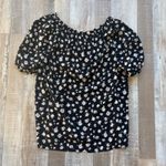 Reformation Cheyenne Top in Black Floral Size S Photo 3