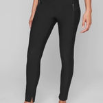 Athleta  | Stellar Tight Leggings Inner Ankle Slit Black‎ | Women's S Photo 0