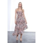 Karina Grimaldi NWT Anaii Cheetah Print Asymmetrical Hem Maxi Dress Photo 1