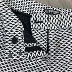 EXPRESS Editor Swiss Dot Crop Pants White Blue 2 Photo 3