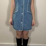 Torn By Ronny Kobo  Denim Dress Size Large Photo 0