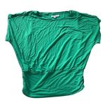 Chico's Women's Green Boat Neck Dolman 3/4 Sleeve Blouse Size Small Casual Top Photo 0