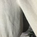 Poof! On The Road oversized Sweater Dress Cowl Neck Open Back Bow Cream sz S Photo 7