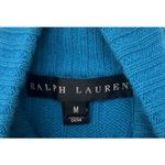 Ralph Lauren Black Label Womens Cable Knit Sweater Jacket 100% Cashmere Medium Photo 5