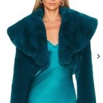 Lovers + Friends Dark Teal MayFair Cropped Jacket XXS Photo 0