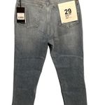 RE/DONE NWT 90s Ultra High Rise Ankle Crop Jeans Size 29 Costa Indigo Photo 3