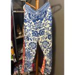 Farm Rio  x Anthropologie Floral Linen Trousers Photo 4