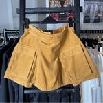 Wild Fable Womens Medium Mustard Yellow Corduroy Cargo Mini Skirt Photo 1