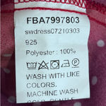 Unknown Brand Women's Red White Polka Dot Short Sleeve Dress w/Bow Size‎ XS Photo 4