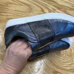 The Flexx Sneakers Women's 7 Black Leather Low Top Laceless Comfort Shoes S29 Photo 5