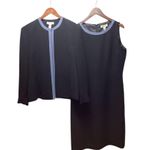 Amanda Smith 2 piece dress. Size 16. Black with blue trim. Photo 5