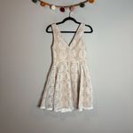 Lulus  All of My Heart White Lace Skater Dress Photo 5