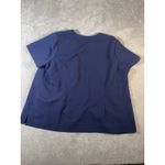 FIGS Technical Collection Catarina One-Pocket Scrub Top in Navy Women's 4xl Photo 5
