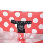 Larry Levine  Coral Polka Dot Golf Skort Size 12‎ Photo 2