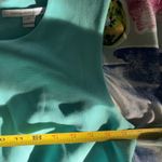 Diane Von Furstenberg  Carrie Sleeveless Sheath Dress Teal Green Blue Size 12 Photo 5