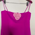 Amanda Uprichard  Sassy Mini Dress in Dark Hot Pink & Flamingo Rose Sz M Photo 3