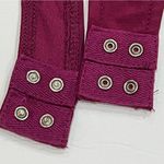 Ember Wrap Body Suit in Wine Size Medium Purple Photo 9