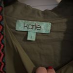 Karlie Bohemian Colorful Embroidered Jacket with Olive Top Photo 1