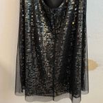 Dave and Johnny by Laura Ryner Dress Black Sequin Skirt Exposed Back Sz 11/12 EUC Photo 8