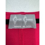 Vintage Cover Charge Red Floral Beaded Short Sleeve Maxi‎ Dress Size Large Photo 5