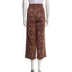 Carolina Herrera CH  Wide Leg Printed Cropped Pants Size 4‎ Photo 2