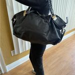 Gucci Authentic  Black Large Leather Bamboo Bar Tote/Shoulder Bag Photo 15