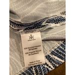 Krimson Klover Piper geo print mini halter Dress Blue and white built in bra L Size L Photo 8