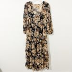 Saltwater Luxe  Deklan Maxi Dress Floral Brown Size Large L Photo 5