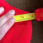 Hugo Buscati NWT Mini beautiful Red Dress SZ 8 100% Silk small split on … Photo 11