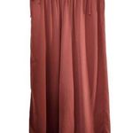 Octavia Terra Cotta Wide Leg Capri Pants Size Small Flowy Pull Photo 0