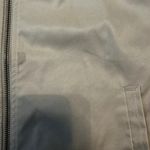 Chico's  Bomber Jacket Full Zip Elastic Hem Pockets Round Neck Tan 1 Medium Photo 2