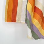 Mossimo Denim Mossimo Womens Multicolor Striped A-Line Retro Boho Asymmetrical Skirt Small Photo 8