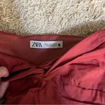ZARA  Women's Burgundy Crop-top size small Photo 3